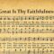 Great Is Thy Faithfulness